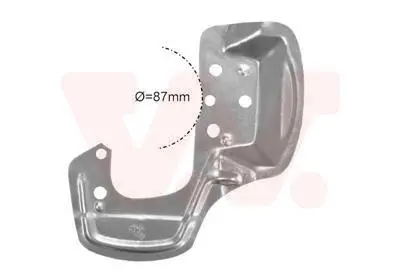 Защита тормозного диска Van Wezel 3776371