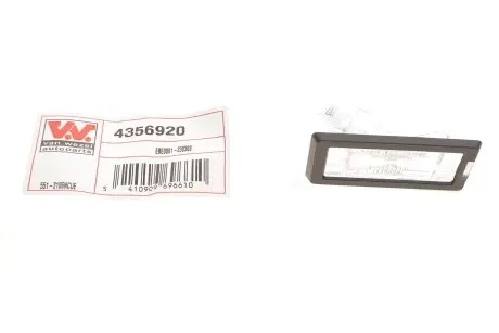 Подсветка номера Renault Scenic II/Laguna II/III 01- Van Wezel 4356920