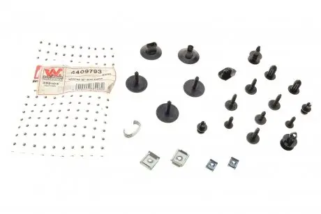 Ремкомплект бампера (заднего)) Renault Megane IV 16- Van Wezel 4409793