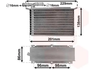 Теплообменник Van Wezel 58014703