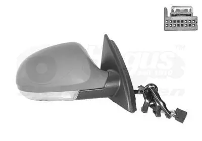 Зеркало наружное Van Wezel 5839808