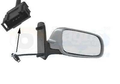 Зеркало наружное Van Wezel 5879818