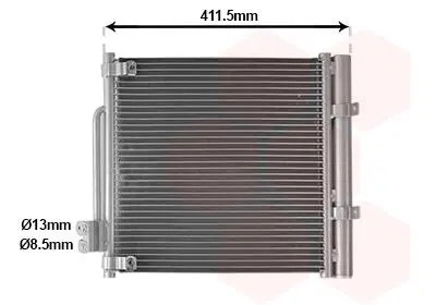 Конденсор кондиціонера TESLA MODEL S 11/13+ Van Wezel 69015701