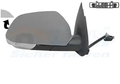 Зеркало наружное Van Wezel 7622818
