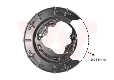 Защита тормозного диска Van Wezel 8207374