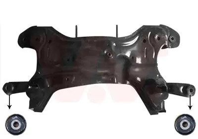 Подрамник передний HYUNDAI GETZ 06/01>09/05 (выр-во) Van Wezel 8251690