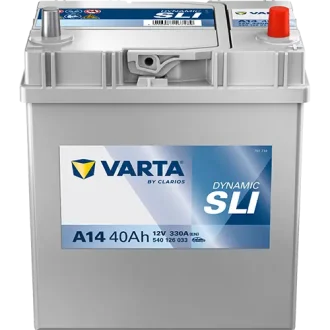Акумулятор 12В 40Агод./330А (EN) Dynamic SLI (R+) 187x127x227 B00 - без монтажного фланця (пусковий) VARTA 540126033K262