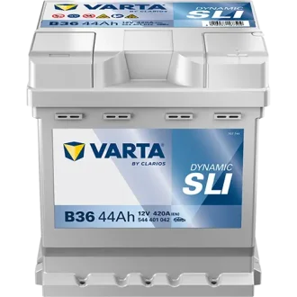 Акумулятор 12В 44Агод./420А (EN) Dynamic SLI (R+) 175x175x190 B13 - монтажний фланець 10.5мм (пусковий) VARTA 544401042K262