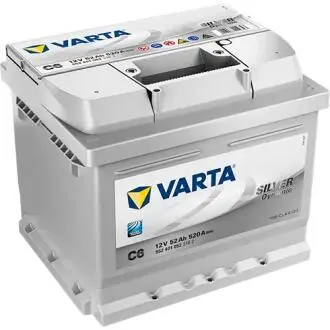 Акумуляторна батарея 52Ah/520A (207x175x175/+R/B13) Silver Dynamic C6 552401052 3162 VARTA 5524010523162