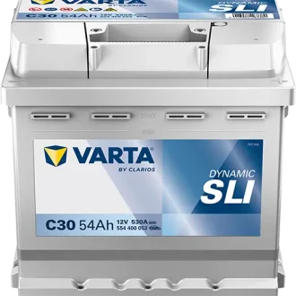 Акумулятор 12В 54Агод./530А (EN) Dynamic SLI (R+ стандартні клеми) 207x175x190 B13 - монтажний фланець 10.5мм (пусковий) VARTA 554400053K262