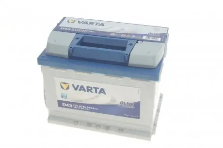 Акумуляторна батарея 60Ah/540A (242x175x190/+L/B13) Blue Dynamic D43 VARTA 560127054 3132