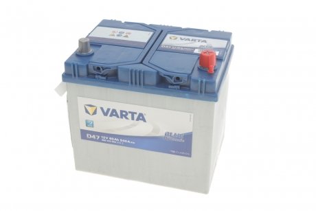 Аккумуляторная батарея 60Ah/540A (232x173x225/+R/B00) Blue Dynamic D47 Азия VARTA 560410054 3132
