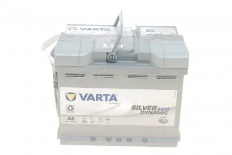 Акумуляторна батарея 60Ah/680A (242x175x190/+R/B13) (Start-Stop AGM) VARTA 560901068J382
