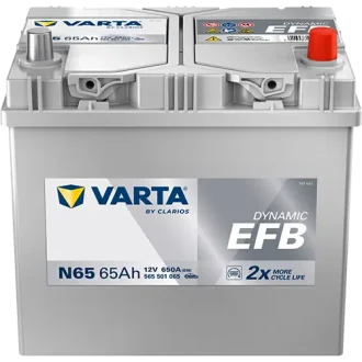 Акумулятор 12В 65Агод./650А (EN) Dynamic EFB START&STOP EFB (R+) 232x173x225 B00 - без монтажного фланця VARTA 565501065K262