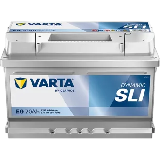 Акумулятор 12В 70Агод./640А (EN) Dynamic SLI (R+) 278x175x175 B13 - монтажний фланець 10.5мм (пусковий) VARTA 570144064K262
