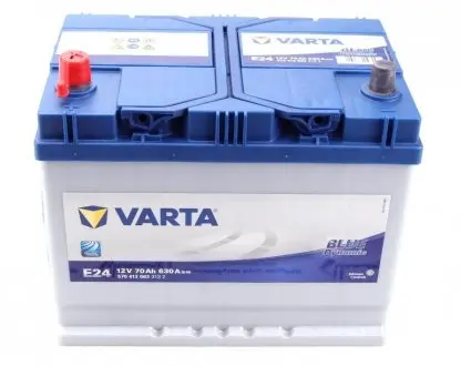 Аккумуляторная батарея 70Ah/630A (261x175x220/+L/B01) Blue Dynamic E24 Азия VARTA 570413063 3132