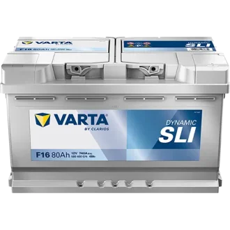 Акумулятор 12В 80Агод./740А (EN) Dynamic SLI (R+) 315x175x190 B13 - монтажний фланець 10.5мм (пусковий) VARTA 580400074K262