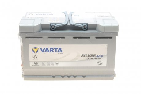 Акумуляторна батарея 82Ah/800A (315x175x190/+R/B13) (Start-Stop AGM) VARTA 580901080J382