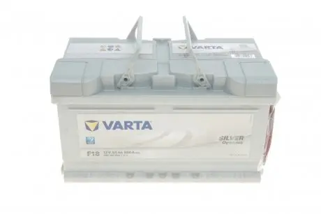 Акумуляторна батарея 85Ah/800A (315x175x175/+R/B13) Silver Dynamic F18 585200080 3162 VARTA 5852000803162