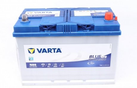 Аккумуляторная батарея 85Ah/800A (306x173x225/+R/B01) (Start-Stop EFB) Blue Dynamic N85 Азия VARTA 585501080 D842 (фото 1)