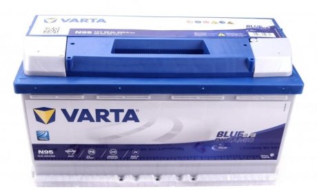 Акумуляторна батарея 95Ah/850A (353x175x190/+R/B13) (Start-Stop EFB) Blue Dynamic N95 VARTA 595500085 D842