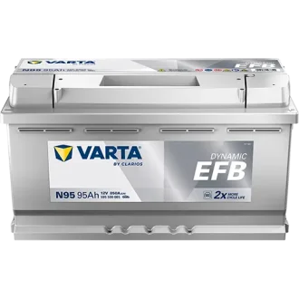 Акумулятор 12В 95Агод./850А (EN) Dynamic EFB START&STOP EFB (R+) 353x175x190 B13 - монтажний фланець 10.5мм VARTA 595500085K262