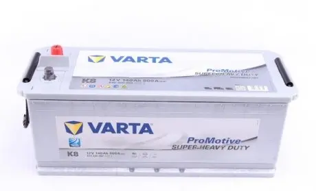 Акумуляторна батарея 140Ah/800A (513x189x223/+L/B13) Promotive SHD K8 VARTA 640400080 A722