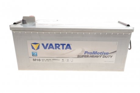Акумуляторна батарея 180Ah/1000A (513x223x223/+L/B00) Promotive SHD M18 680108100 A722 VARTA 680108100A722