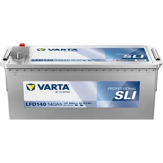 Акумулятор 12В 140Агод./800А (EN) PROFESSIONALl STARTER SLI (L+) 513x189x223 B00 - без монтажного фланця (пусковий) VARTA 932140080K312