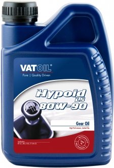 Трансмиссионное масло Hypoid LS GL-5 80W-90 минеральное 1 л VATOIL 50169 (фото 1)