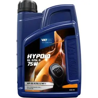 Трансмиссионное масло Hypoid MT-1 GL-4 / 5 75W синтетическое 1 л VATOIL 50805