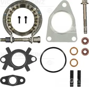 Монтажный комплект турбины CITROEN/FIAT/PEUGEOT C4,C5,307,308,407,508,Expert 2,0HDI 04- VICTOR REINZ 041006101