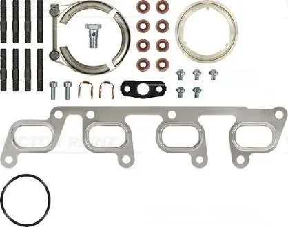 Монтажный комплект турбины AUDI/SKODA/VW A3/Q3/Octavia/Superb/Yeti/Golf/T5/Passat \'\'2.0TDI\'\'07-18 VICTOR REINZ 041028001