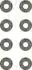 Сальник клапану, комплект TOYOTA 1AD-FTV, 1VD-FTV, 2AD-FHV, 2AD-FTV, 05- VICTOR REINZ 125385402 (фото 1)
