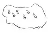 Прокладка крышки клапанов BMW 3 (G20/G80/G28)/5 (G30/F90)/7 (G11/G12) (к-кт) B57 D30, (M50d) REINZ VICTOR REINZ 15-10047-01 (фото 7)