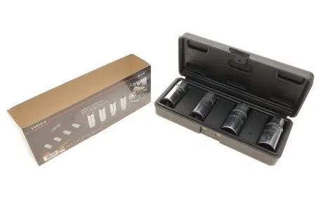 Набор головок 6-ти гранных 1/2" (6/ 8/ 10/ 12 mm) VIGOR V6412/4