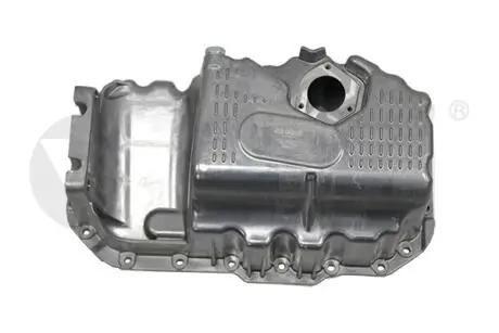 Піддон масляний алюмінієвий з отвором Skoda Fabia (07-10,11-),Octavia (04-08)/VW Golf (04-09),Jetta (06-08),Passat (06-11) Vika 11030079801