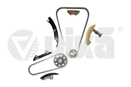 Комплект ланцюга ГРМ з планками та зірочками VW Golf (99-05),Passat (05-10,11-14),T5 (96-00),Touareg (02-10,10-)/Audi Q7 (06-10) Vika 11091800401