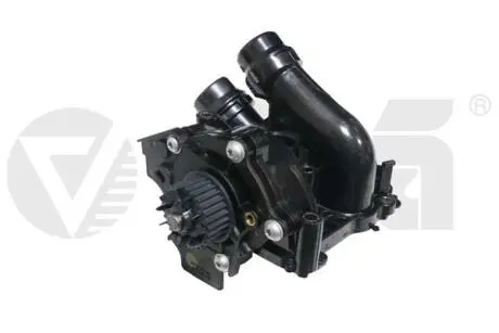 Насос водяний з термостатом Skoda Octavia (09-13)/VW Golf (07-14),Jetta (06-14),Passat (09-11),Tiguan (08-11)/Seat Leon (06-10) Vika 11211504401