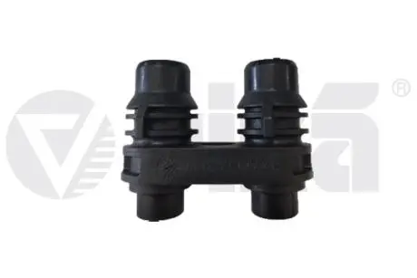 Трійник системи охолодження Audi A1/Skoda Octavia, Fabia,Rapid/VW Polo/Seat Ibiza, Leon, Toledo (02-22) Vika 11211893901