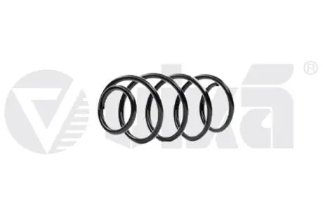 Пружина подвески передняя Skoda Rapid/VW Polo V/Seat Ibiza IV, Toledo IV (08-19) Vika 44111609301