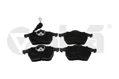 Колодки передні гальмові з датчиком зносу Skoda Octavia (01-11)/VW Golf (96-03),Polo (05-10)/Seat Ibiza (06-10),Leon (00-06) Vika 66980008801