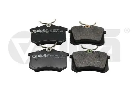 Колодки задні гальмові без датчика Audi A4 (01-09),A6 (00-05) Vika 66981100701