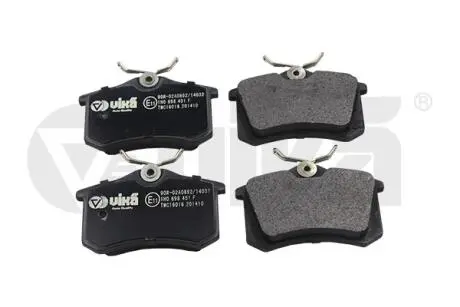 Колодки тормозные задние дисковые VW Polo, Passat, Jetta, Golf / Audi A4/ Peugeo Vika 66981100801 (фото 1)