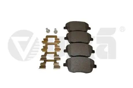 Колодки передні гальмові без датчика Skoda Fabia (00-10),VW Polo (02-10)/Seat Ibiza (02-10) Vika 66981104301