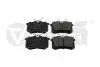 Колодки тормозные задние Skoda Fabia (07-10,11-),Octavia (04-13),Rapid (14-)/VW Golf (04-13),Polo (02-)/Audi A3 (04-13) Vika 66981404901 (фото 1)