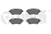 Колодки тормозные задние Audi A4, A5, A6,A7,A8, Q5, Q7/VW Touareg (15-) Vika 66981703901 (фото 1)