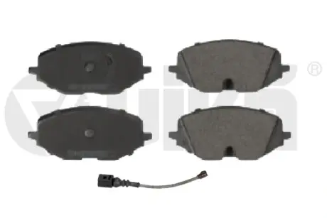 Колодки тормозные передние с датчиком Audi A3/Seat Leon/Skoda Octavia/VW Golf VI Vika 66981704001