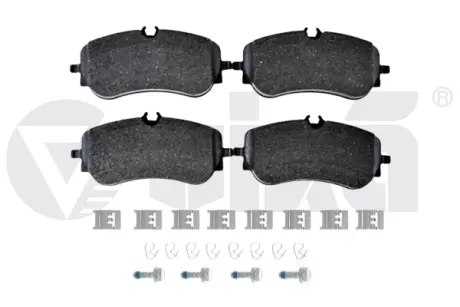 Колодки гальмівні задні з устоновчим р/к VW Amarok (10-), Crafter (16-) Vika 66981704601