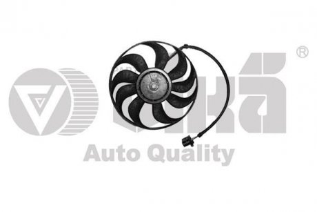 Вентилятор радіатора 200/60W Skoda Octavia (01-11)/VW Bora (99-05), Golf (98-06)/Seat Leon (00-06), Toledo (99-04) Vika 99590013801
